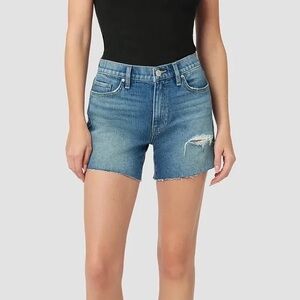 Hudson Women’s Blue Denim Devon High Waist Shorts Size 31